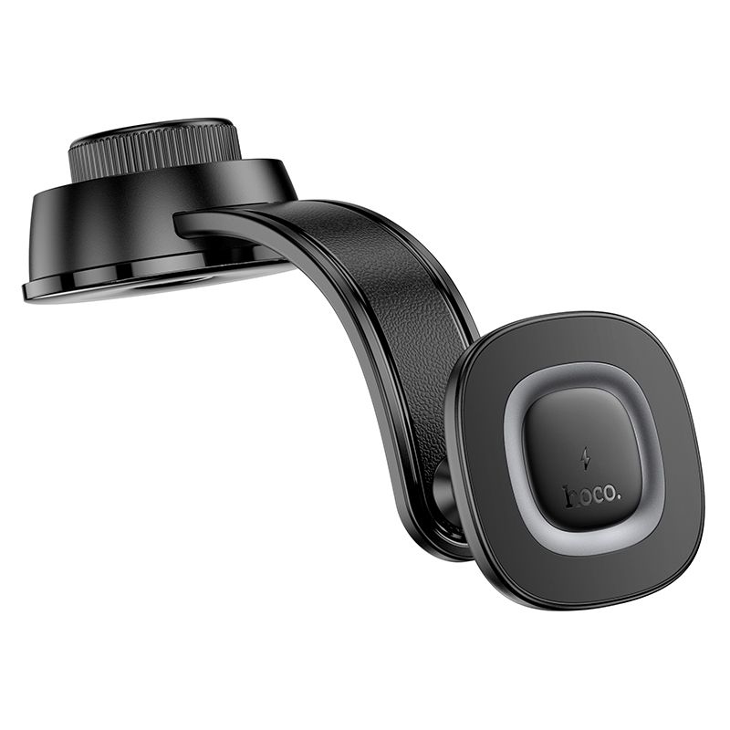 15W MagSafe-Compatible Magnetic Wireless Car Charger & Phone Holder – Black Metal
