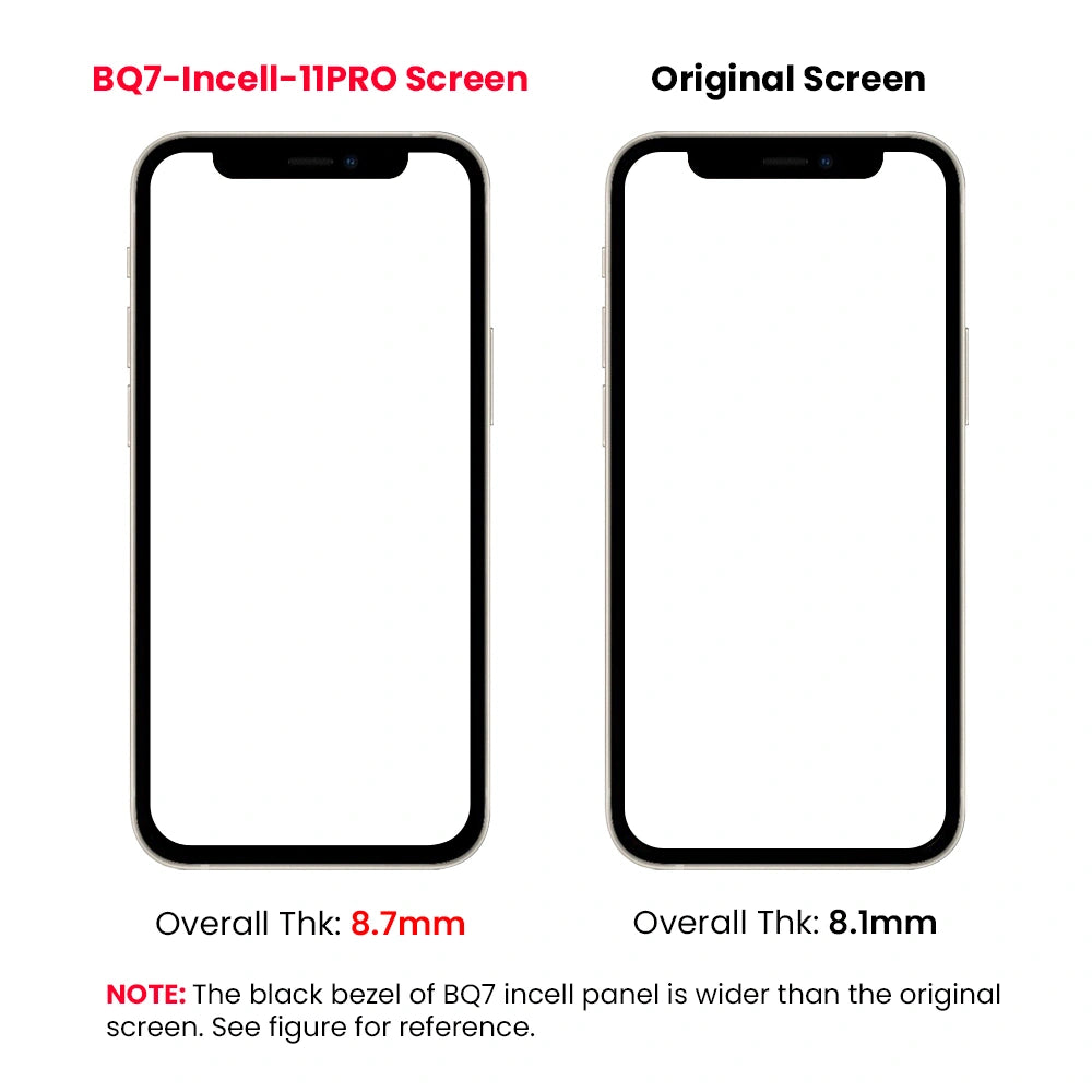 BQ7 Incell LCD Screen Assembly for iPhone 11 – IC Chip Transfer Compatible
