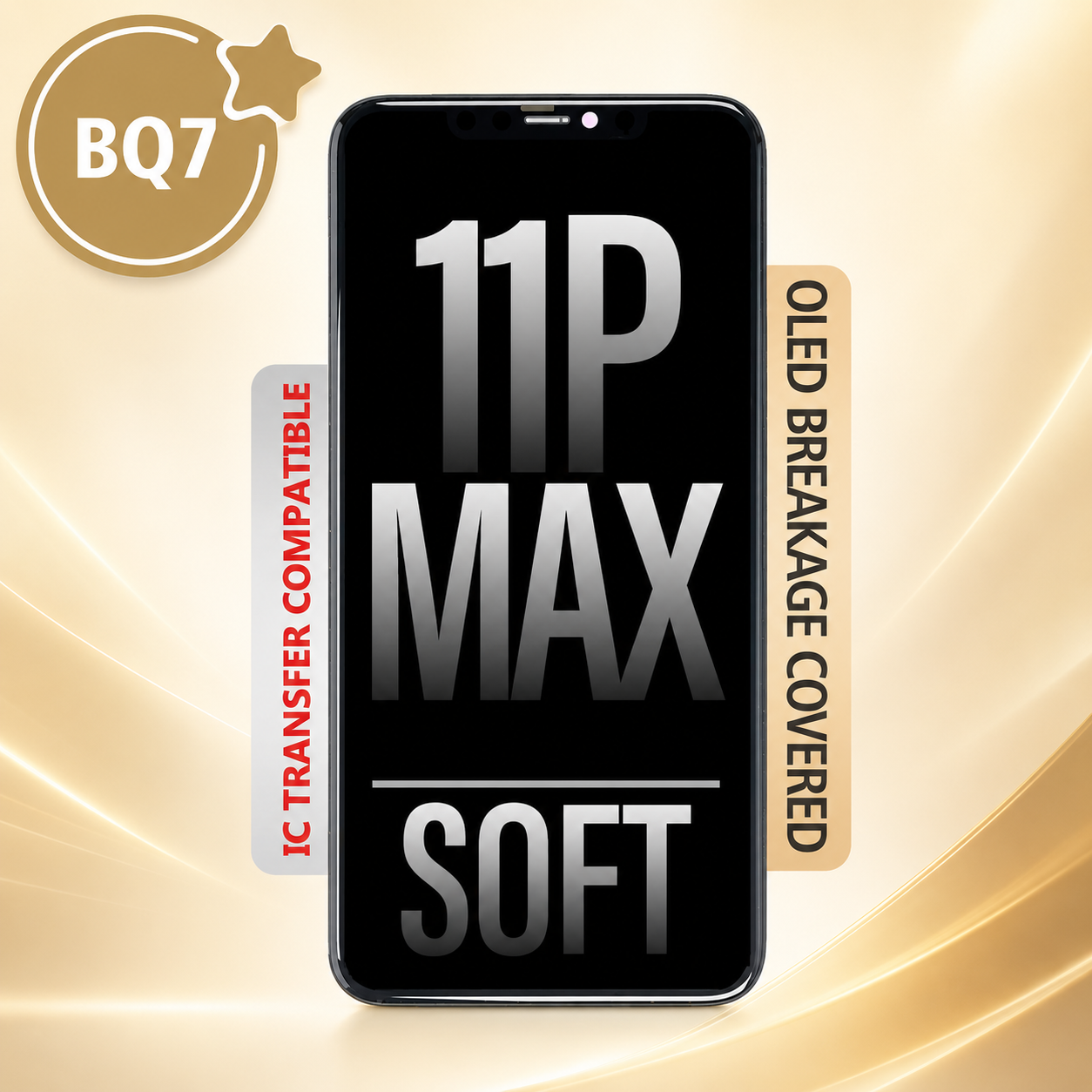 BQ7 Incell LCD Screen Assembly for iPhone 11 Pro Max – IC Chip Transfer Compatible